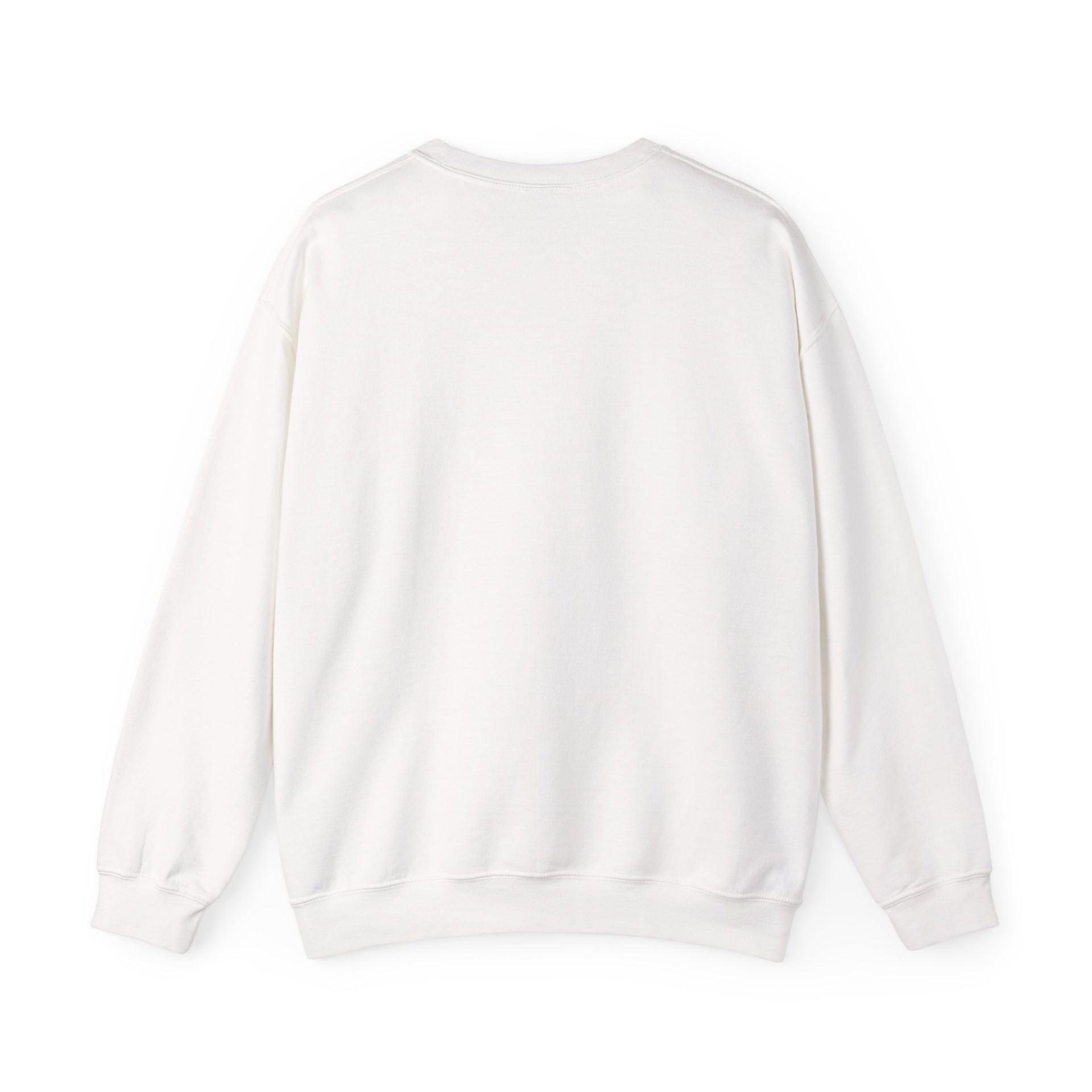 Crewneck Sweatshirt with Red Coral 'Snugly' Chest Embroidery