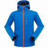 Mens Outdoor Soft Shell Jacket Windproof Mountaineering Camping Sports Wear
