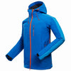 Mens Outdoor Soft Shell Jacket Windproof Mountaineering Camping Sports Wear