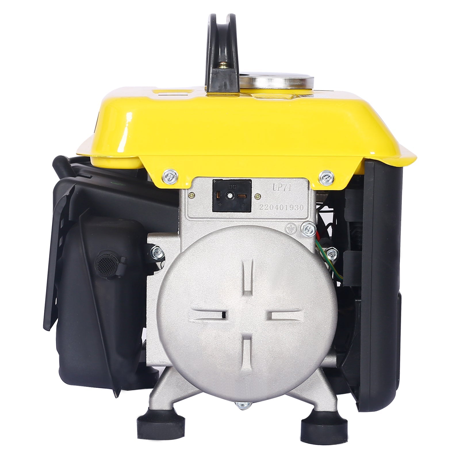 Portable Gas Generator Low Noise Steel Outdoor Home Backup Power