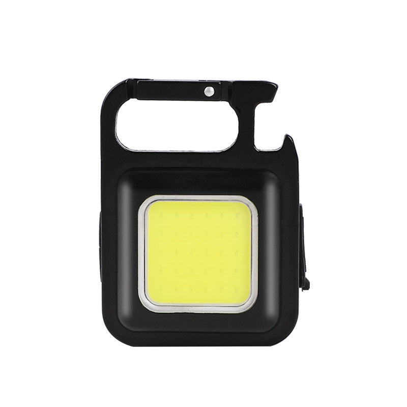 Mini COB Work Light Type C Rechargeable Magnetic Keychain Lamp