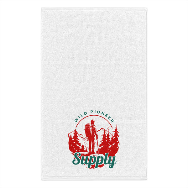 Rally Towel — 'Wild Pioneer Supply' Hiking Rally Towel (11x18)