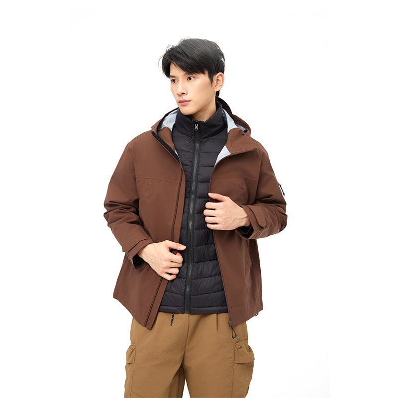 Mountain Hard Shell Jacket Waterproof Windproof Breathable Outdoor Mountaineering