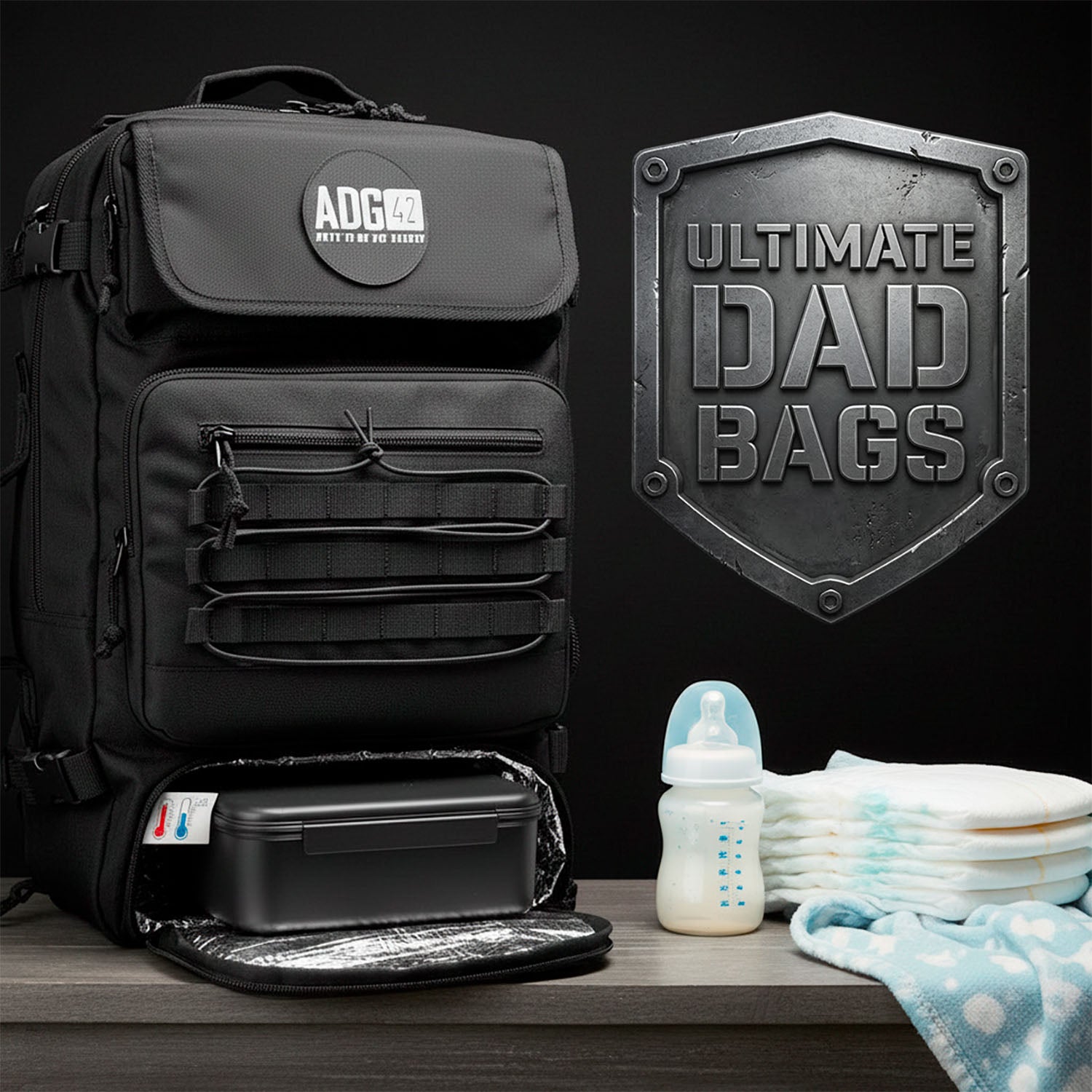 New FLEX.32L Dad Bag with Cooler Compartment w/ Removable Patch
