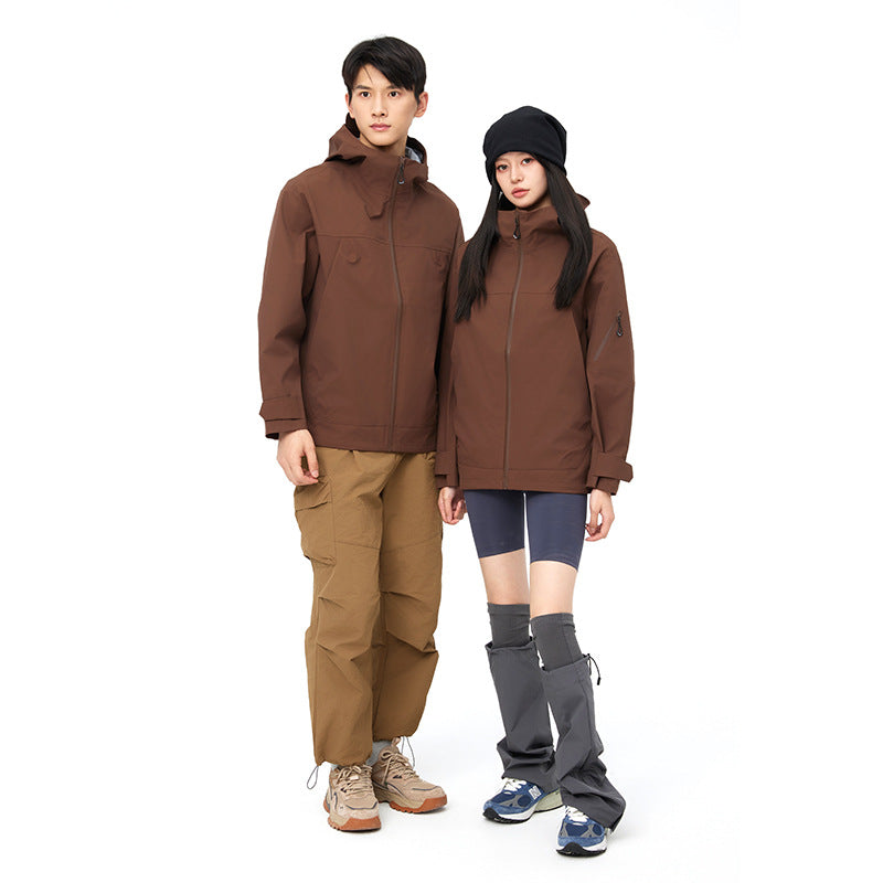 Mountain Hard Shell Jacket Waterproof Windproof Breathable Outdoor Mountaineering
