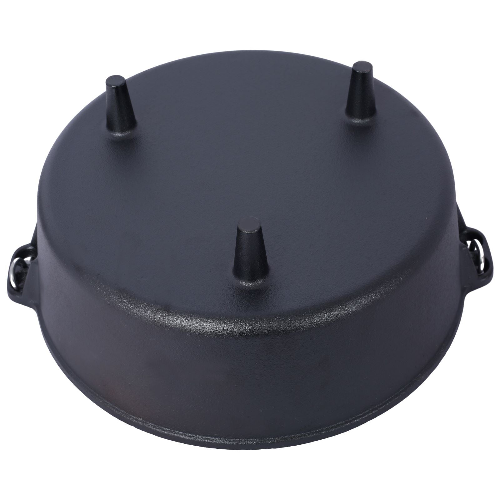 Outdoor Camping Deep Pot for Cooking, Barbecue, and Baking Over Campfire with Leg Base