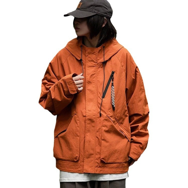 Mountainvalley23SS Outdoor Jacket Windproof Waterproof Hooded Unisex Hiking Coat