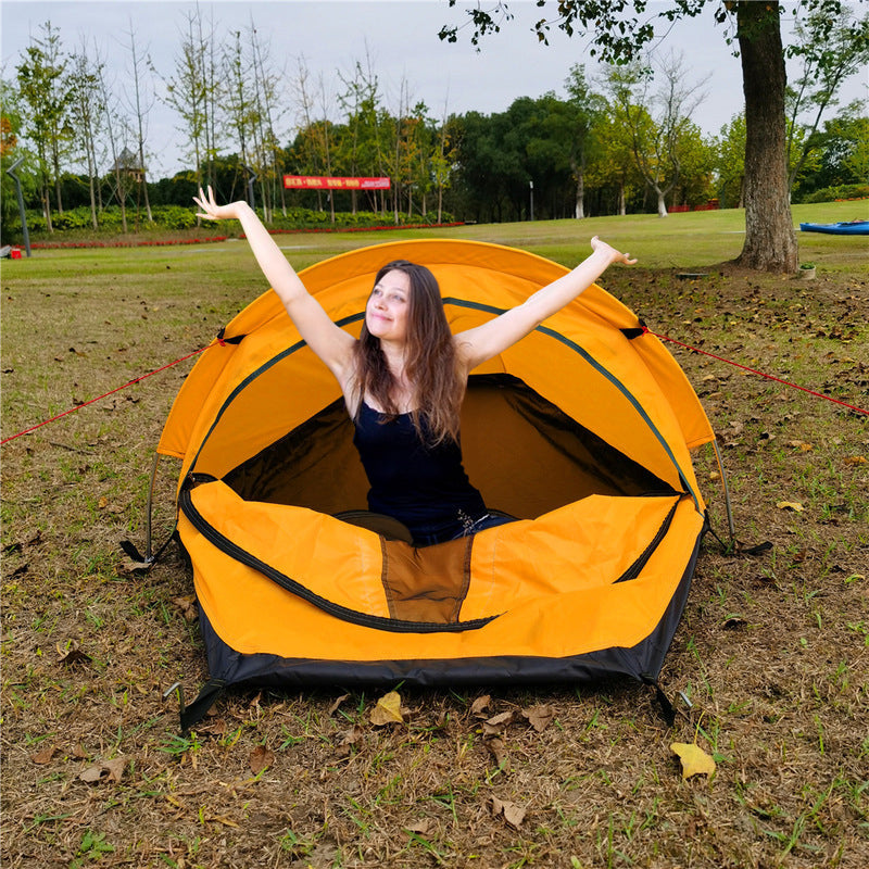 Lightweight Single Person Camping Tent Outdoor Hiking Travel Gear