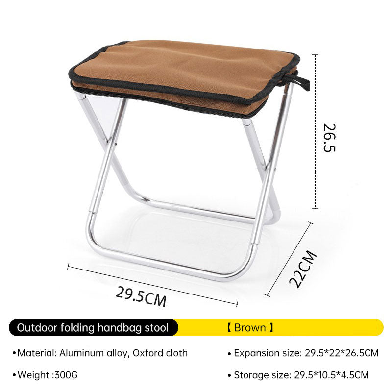Ultralight Folding Camping Chair Portable Outdoor Travel BBQ Bench