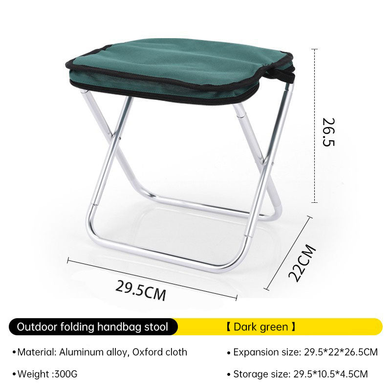 Ultralight Folding Camping Chair Portable Outdoor Travel BBQ Bench