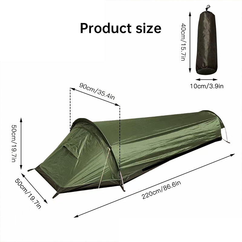 Lightweight Single Person Camping Tent Outdoor Hiking Travel Gear