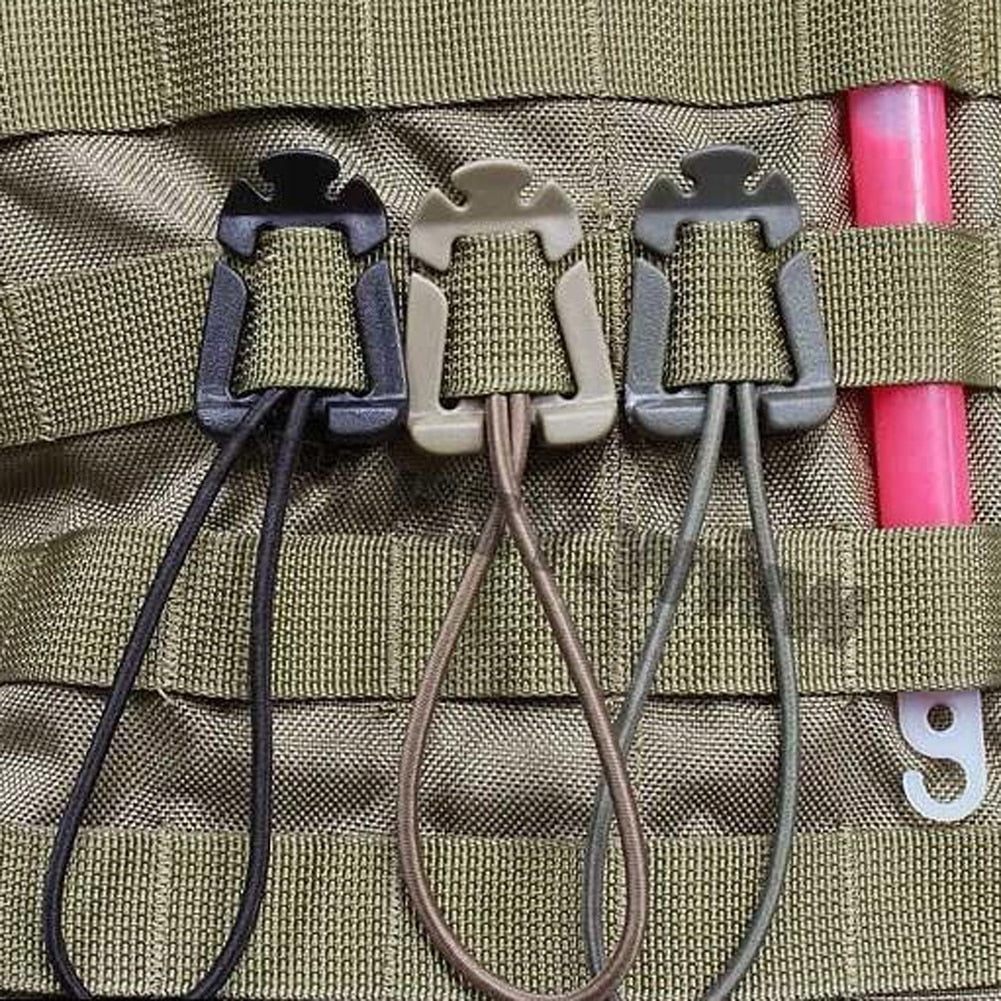Molle Carabiner Clips Backpack Buckle Outdoor Nylon Camping Gear