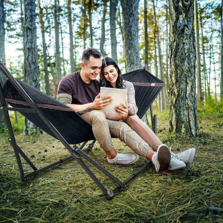 Universal Hammock With Stand Medium Size Outdoor Relaxation