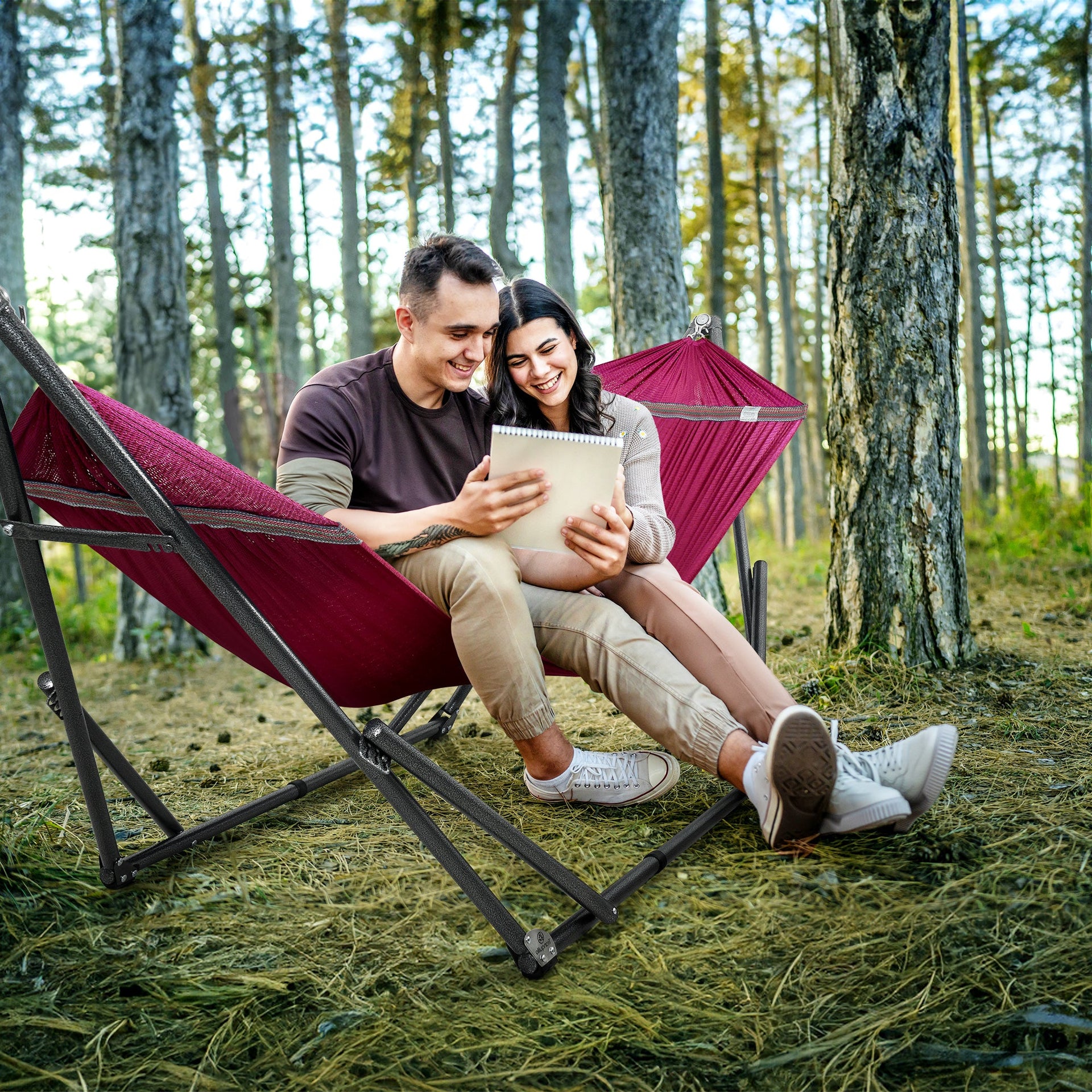 Universal Hammock With Stand Medium Size Outdoor Relaxation