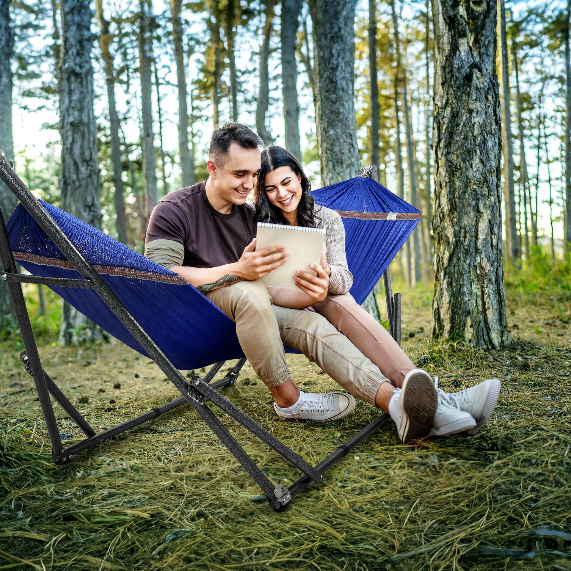 Universal Hammock With Stand Medium Size Outdoor Relaxation