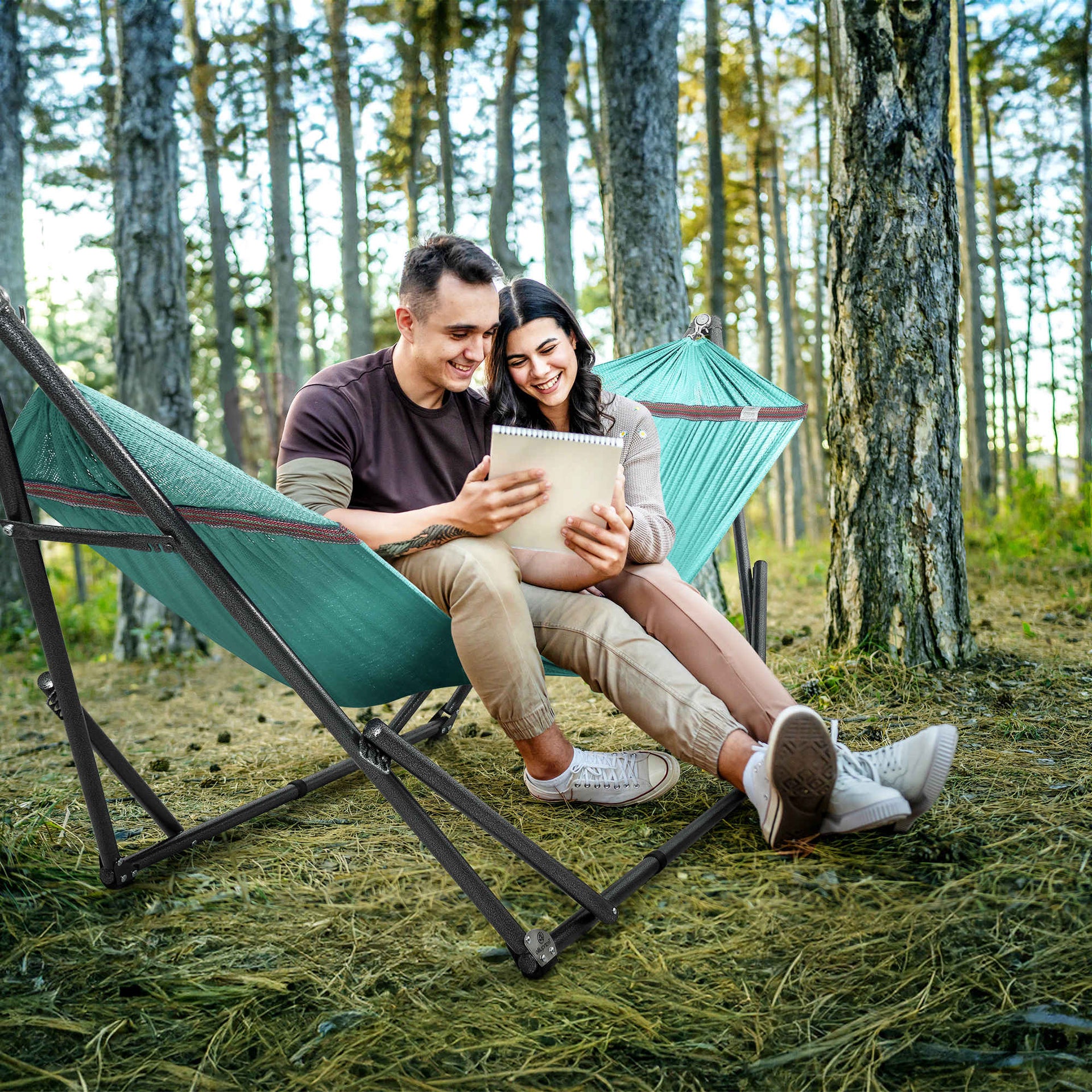 Universal Hammock With Stand Medium Size Outdoor Relaxation