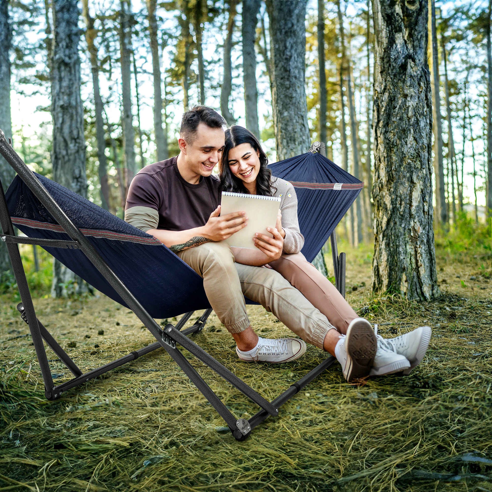 Universal Hammock With Stand Medium Size Outdoor Relaxation