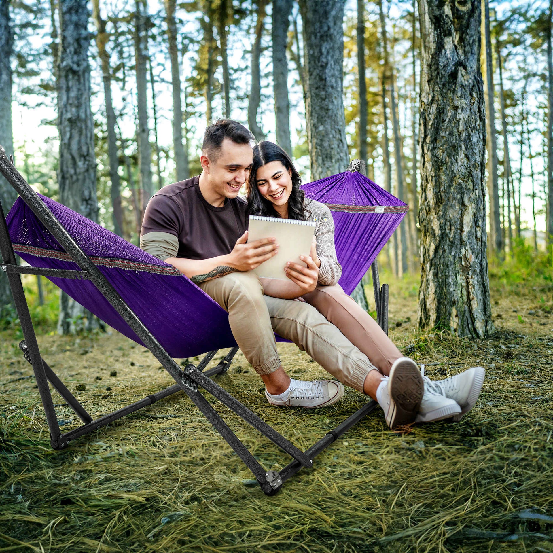 Universal Hammock With Stand Medium Size Outdoor Relaxation