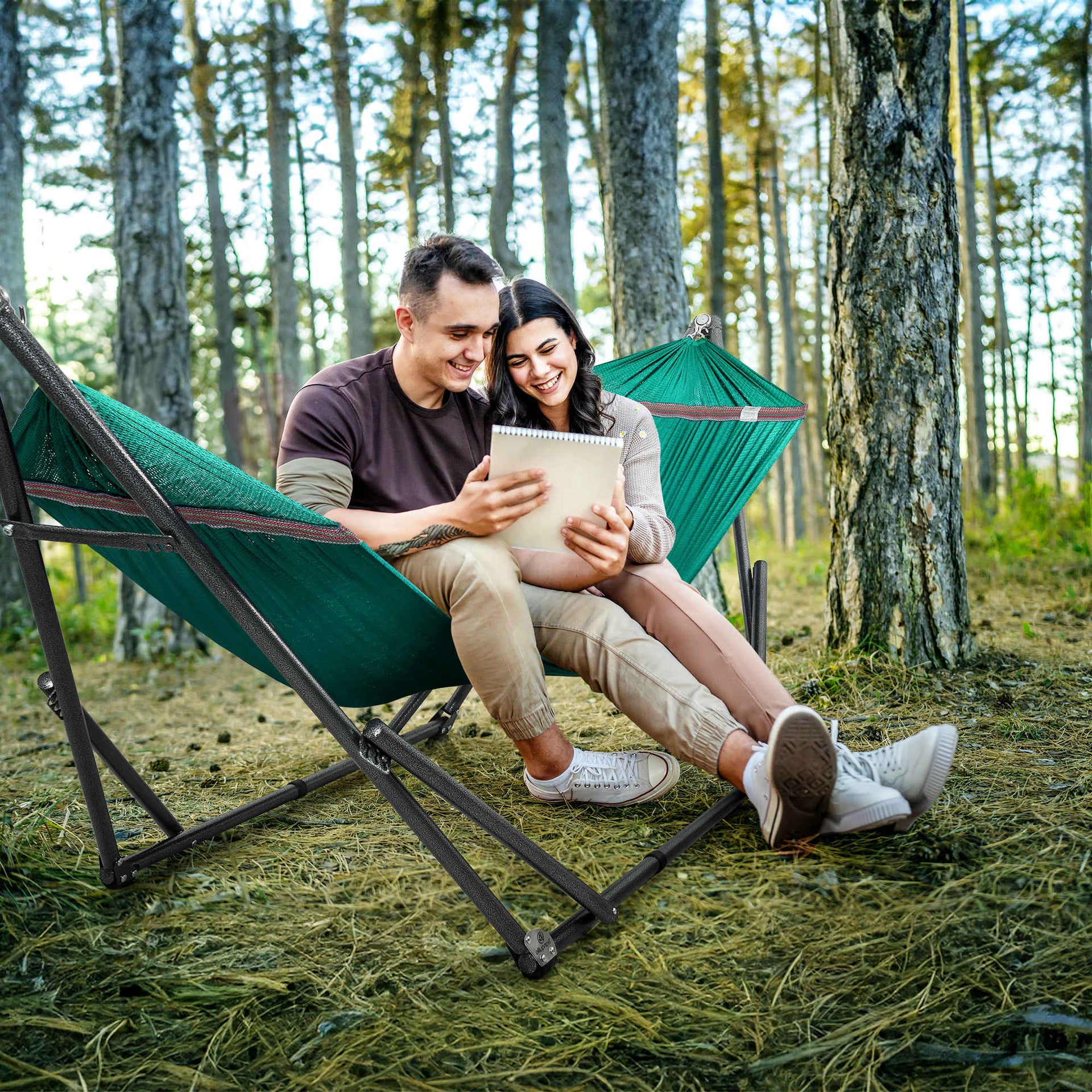 Universal Hammock With Stand Medium Size Outdoor Relaxation
