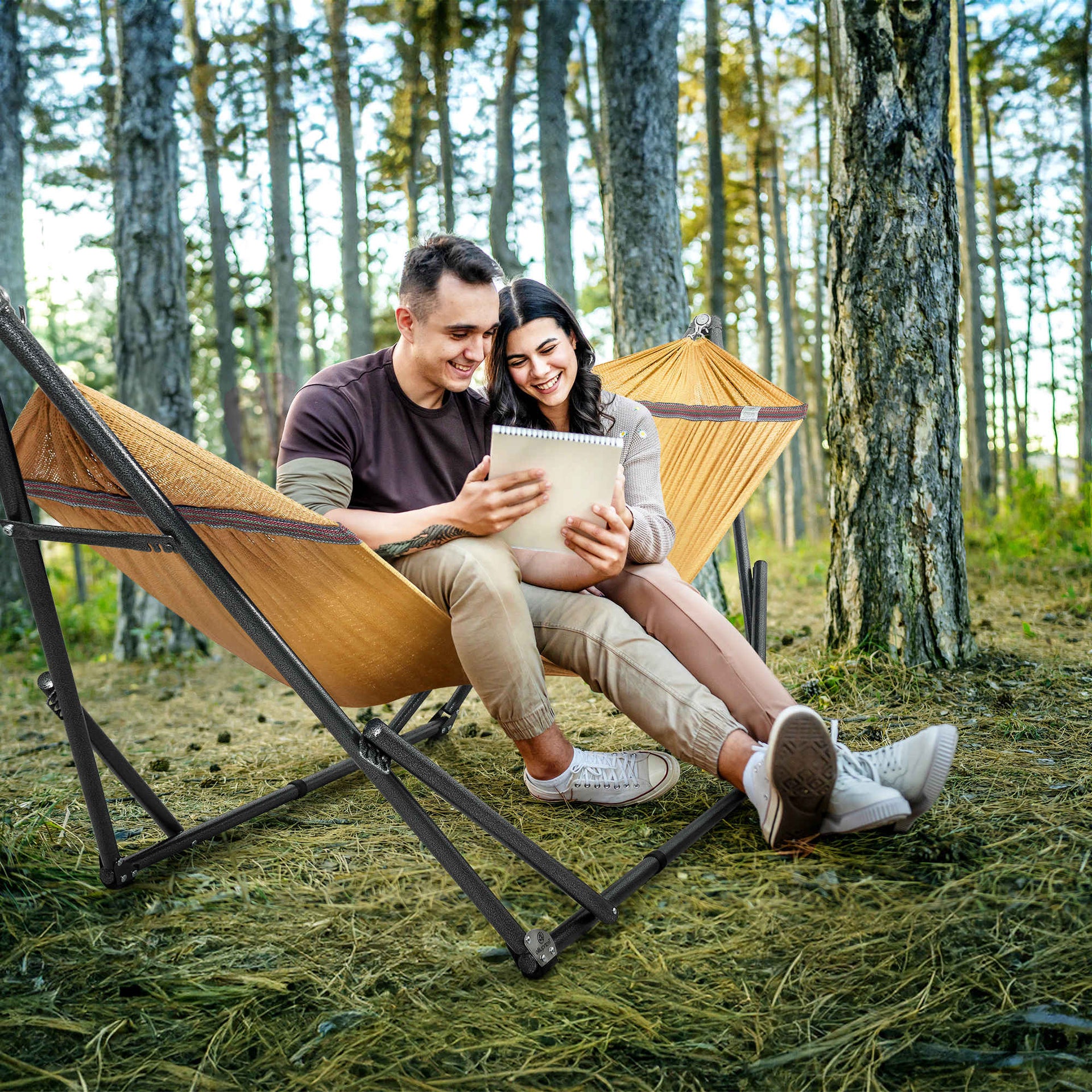 Universal Hammock With Stand Medium Size Outdoor Relaxation