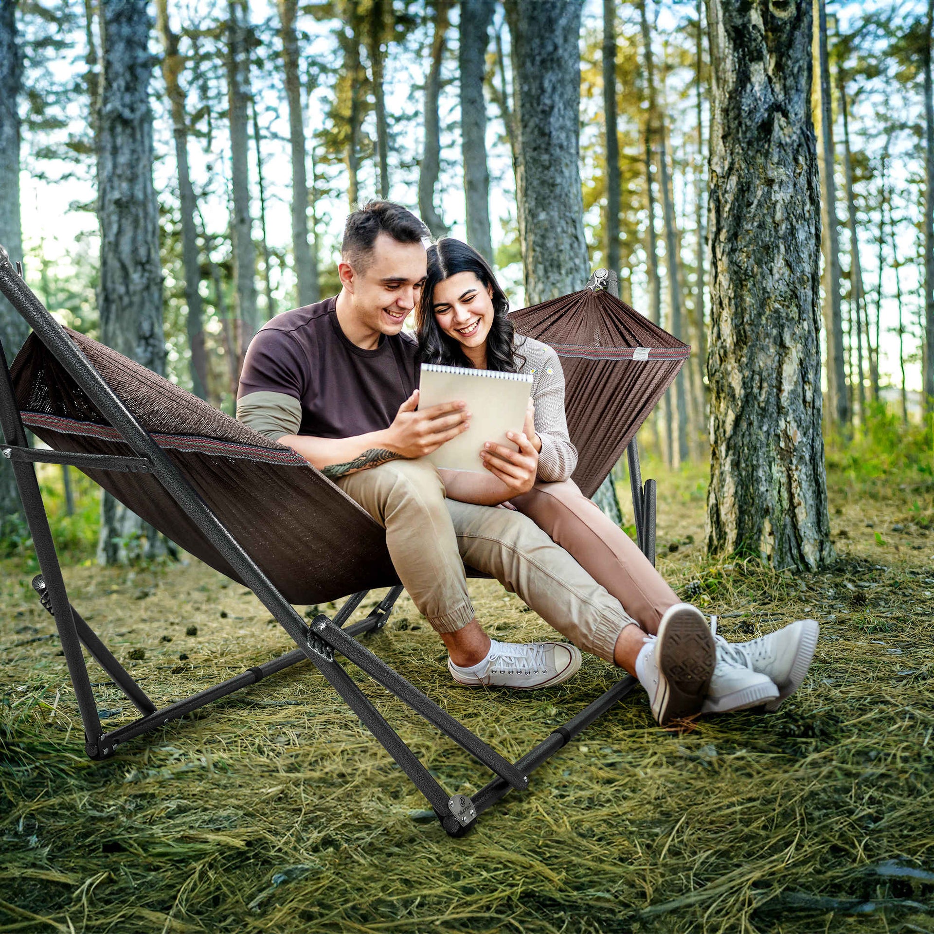 Universal Hammock With Stand Medium Size Outdoor Relaxation