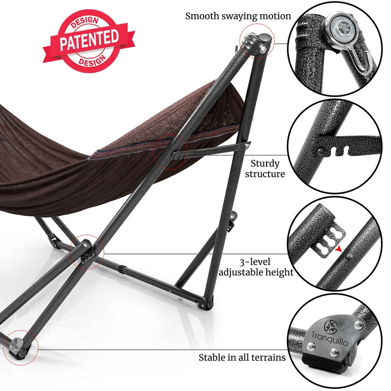Universal Hammock With Stand Medium Size Outdoor Relaxation