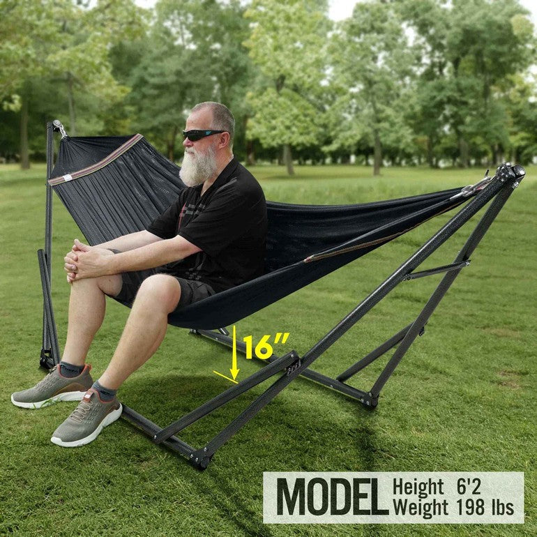Universal Hammock With Stand Medium Size Outdoor Relaxation