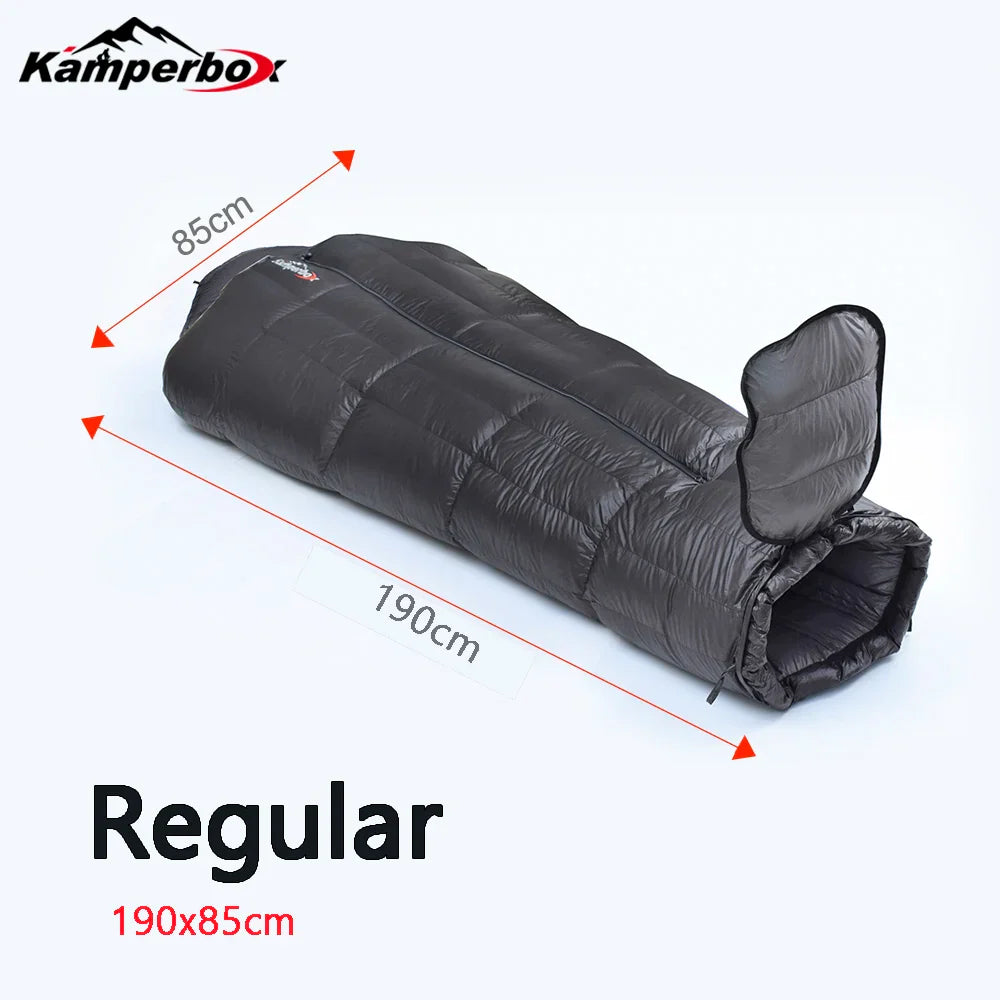 Winter Down Sleeping Bag Ultralight Camping Outdoor Gear