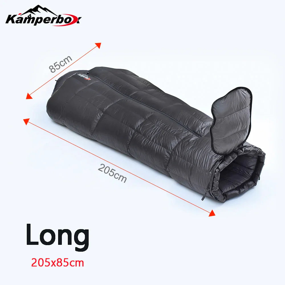 Winter Down Sleeping Bag Ultralight Camping Outdoor Gear