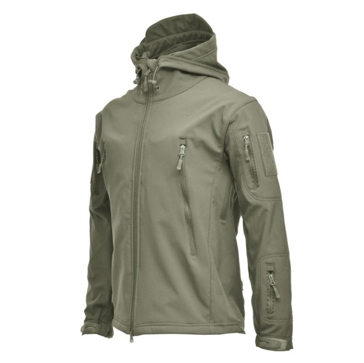 Mens Camouflage Winter Jacket Waterproof Windproof Tactical Hooded Coat