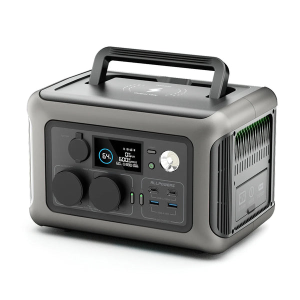 Portable Power Station R600 299Wh LiFePO4 Battery 600W Output