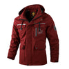 Mens Casual Windbreaker Jacket Hooded Waterproof Winter Soft Shell Coat