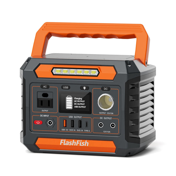 Flashfish P66A 200W Solar Generator Portable Power Station 144Wh