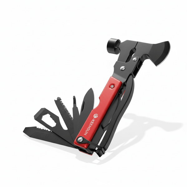 Multifunction Camping Hammer Tool Stainless Steel Screwdriver Pliers Combo