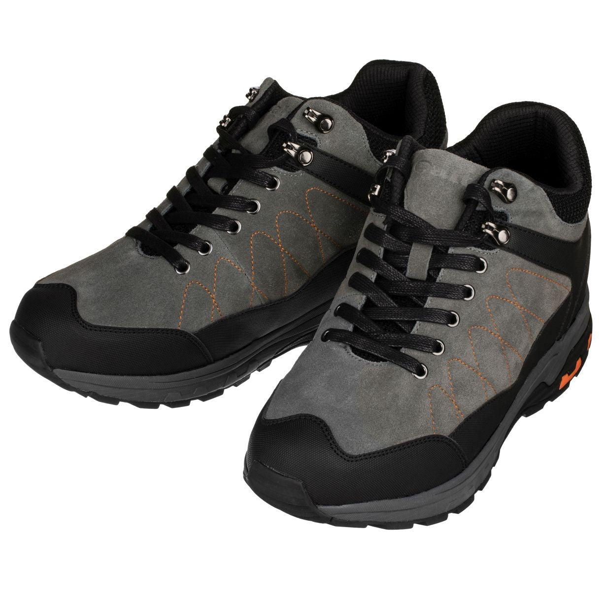 H75472 - 3.2 Inches Taller (Grey) - Hiking Style Boots