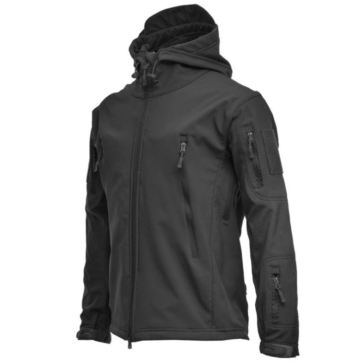 Mens Camouflage Winter Jacket Waterproof Windproof Tactical Hooded Coat