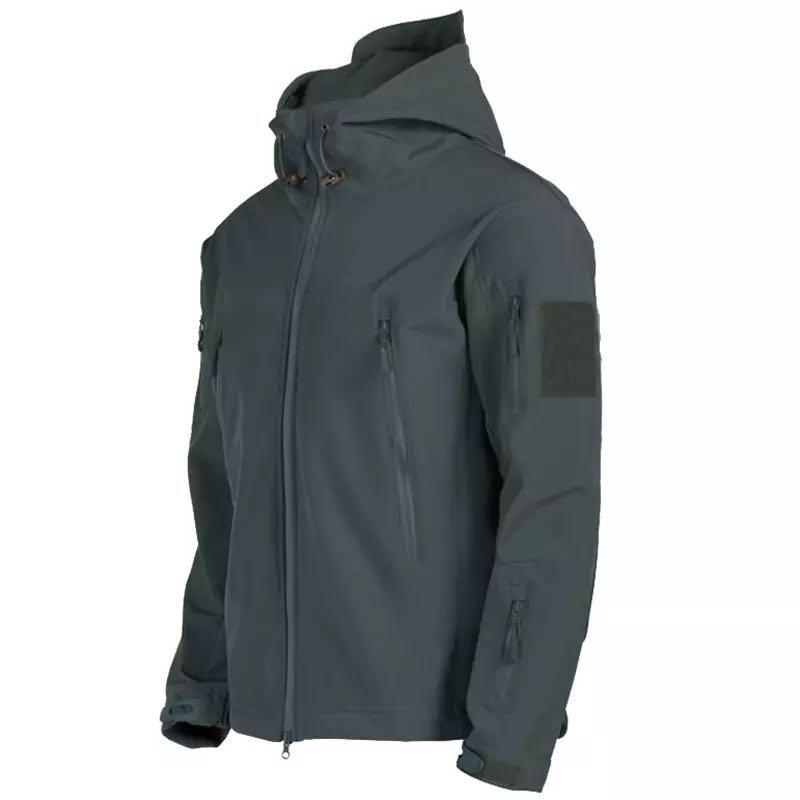 Mens Camouflage Winter Jacket Waterproof Windproof Tactical Hooded Coat