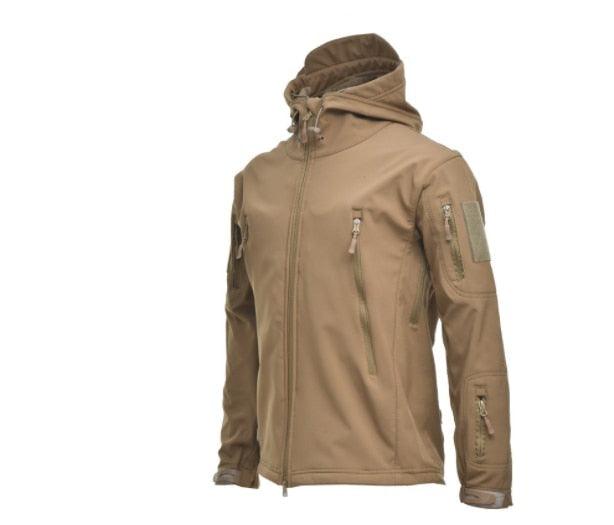 Mens Camouflage Winter Jacket Waterproof Windproof Tactical Hooded Coat