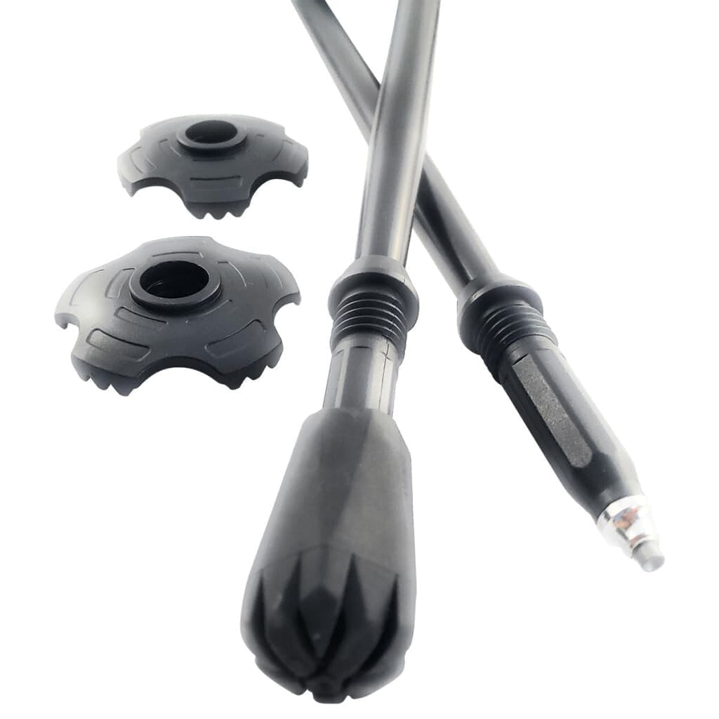 Folding Hiking Poles Travel Walking Sticks Adjustable With Bag Accessories
