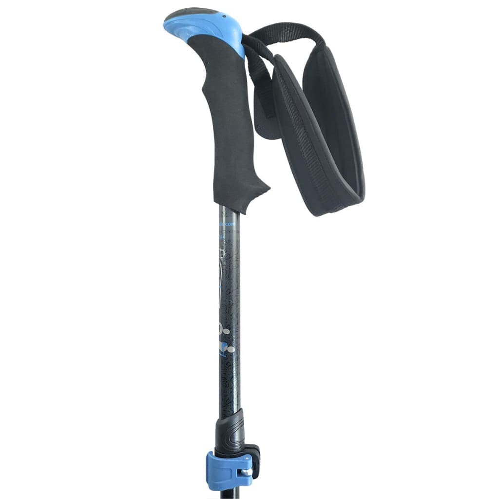 Folding Hiking Poles Travel Walking Sticks Adjustable With Bag Accessories
